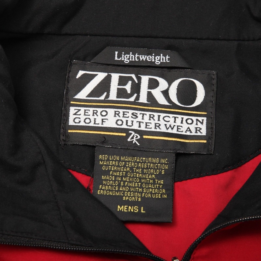 Zero Restriction Jacket Men Large Red Black Light… - image 5